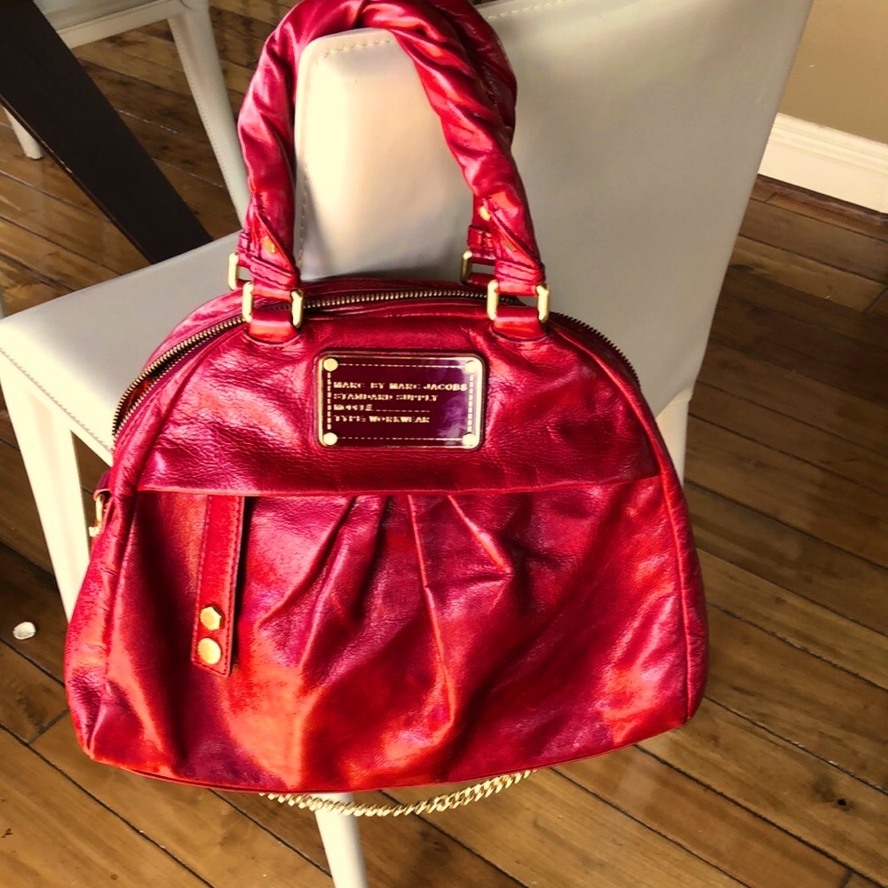SOLD Marc Jacobs Red Leather Satchel